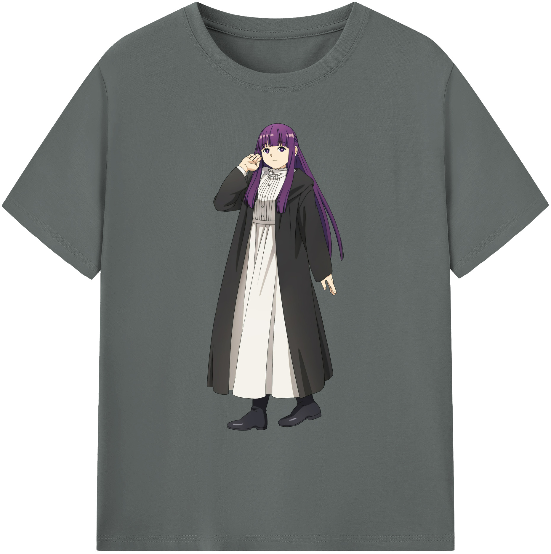 （画像用） 葬送のフリーレン Frieren 綿100％ メンズ半袖Tシャツ｜肌触りやわらか＆通気性